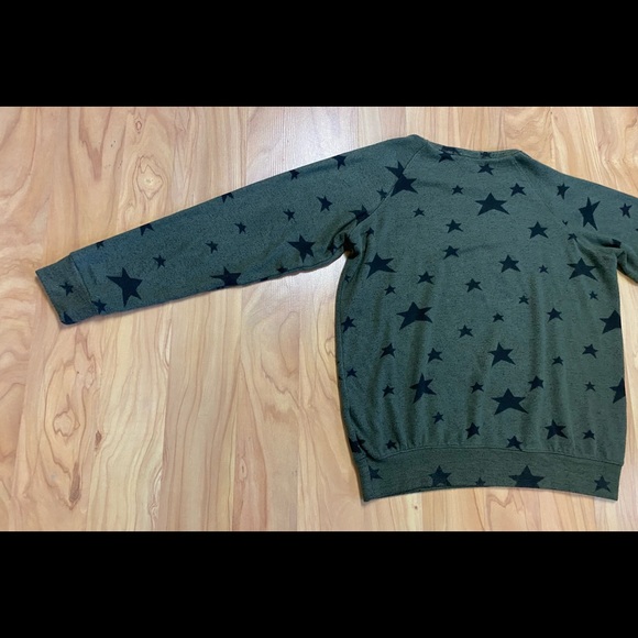 Women’s Buffalo David Bitton Olive Green Long Sleeve Crewneck Shirt S - Picture 8 of 9